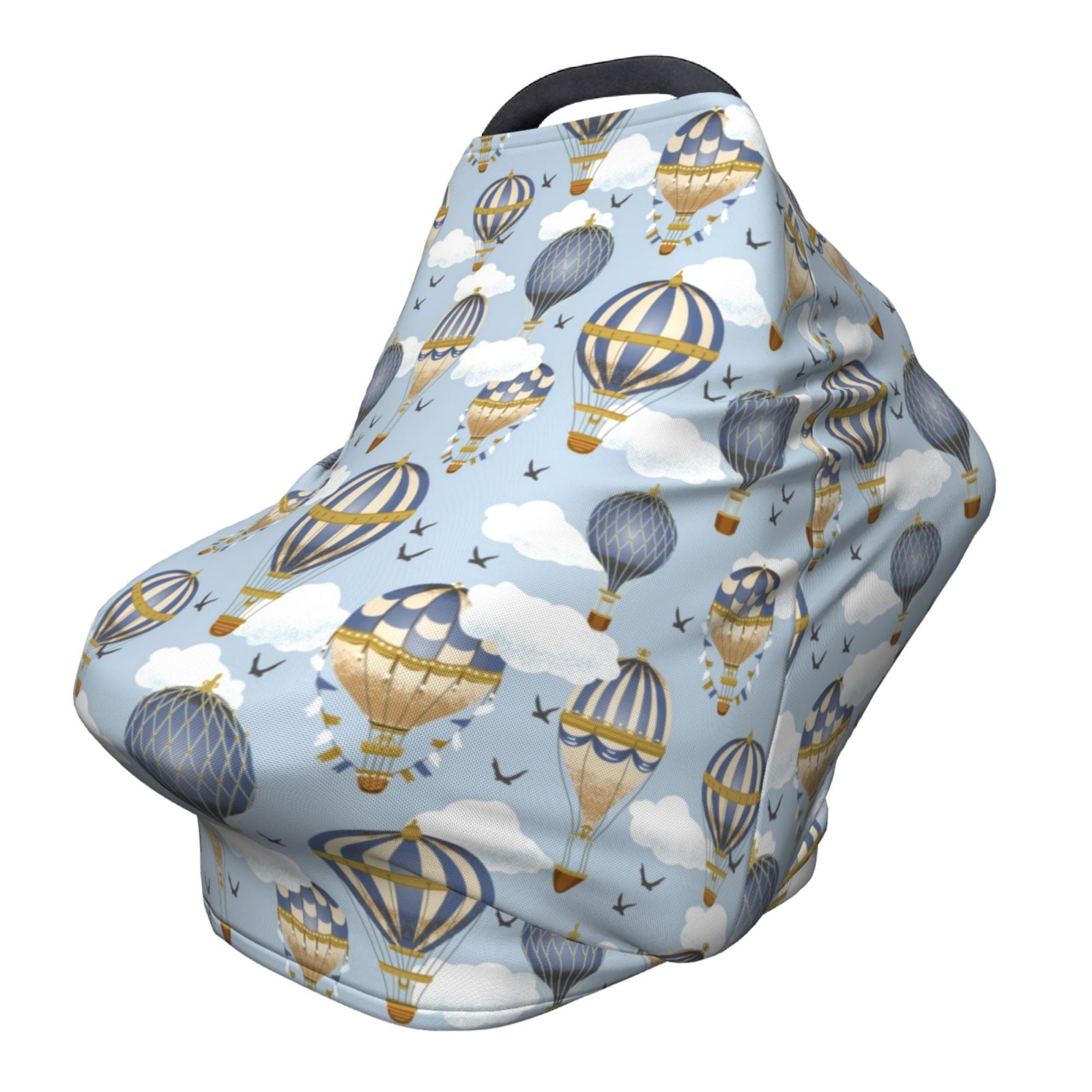 Coperta Allattamento QEDBOJE - Scialle Privacy In Cotone Con Borsa, Design Orso Per Neonati - Foto 5