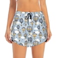 thumbnail image 1 of Haiem Balloon Vintage Women's 2 in 1 Running Shorts - Lightweight Athletic Workout Gym Yoga Breathable Sports Shorts Liner with Phone Pockets-Large, 1 of 9