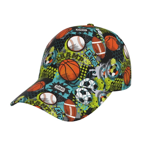 Haiem Balls Baseball Cap Dad Hat Cotton Soft Adjustable Fashion Hats for Men Women Unisex Style Headwear