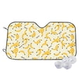 thumbnail image 1 of Haiem Banana Car Windshield Sun Shade - Blocks UV Rays Sun Visor Protector, Sunshade to Keep Your Vehicle Cool, Universal Fit SUV Van Sedan-Small, 1 of 7