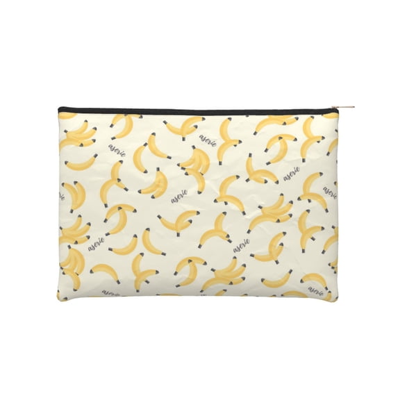 Haiem Banana Music Lover Merch Makeup Bag, Cosmetic Bag,Singer Fans Cosmetic Bag, Portable Stationary Storage Organizer, Travel Makeup Bag