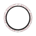 thumbnail image 1 of Haiem Baseballs Print Steering Wheel Cover 15 Inches for Women Men, Neoprene Anti-Slip Steering Wheel Grip Wrap Car Accessories Protective Case Cover for Vehicle Truck SUV, 1 of 8