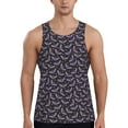 thumbnail image 1 of Haiem Bat Purple Men Workout Tank Top Gym Bodybuilding Sleeveless Muscle T Shirts Athletic Tank Breathable Workout Shirt-X-Large, 1 of 8