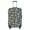 thumbnail image 1 of Haiem Beach Dog Luggage Cover Printed Suitcase Covers for Luggage Elastic Washable Suitcase Protector Fits 18-32 Inch Luggage-X-Large, 1 of 8