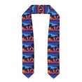 thumbnail image 1 of Haiem Beach with Palm Trees Pattern Graduation Stole 2024 | Premium Satin Sash for Graduation Ceremony, 1 of 7