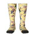 thumbnail image 1 of Haiem Beautiful Bright Birds And Flowers Socks, Funny Novelty Crazy Design Cotton Socks Sports Socks Knee High Socks For Men, Women,1Pairs - Gift For Working Friends, 1 of 9