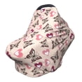 thumbnail image 1 of Haiem Beautiful Butterflies and Hearts Baby Nursing Cover & Nursing Poncho - Multi Use Cover for Baby Car Seat Canopy, Stroller Cover, 360°Full Privacy Breastfeeding Coverage, 1 of 9