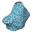 thumbnail image 1 of Haiem Beautiful Floral Baby Nursing Cover & Nursing Poncho - Multi Use Cover for Baby Car Seat Canopy, Stroller Cover, 360°Full Privacy Breastfeeding Coverage, 1 of 1