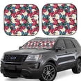 thumbnail image 1 of Haiem Beautiful Flower Car Windshield Sun Shade (2 Pieces) Foldable Windshield Sun Shade Car Accessories for Truck SUV Pickup-Small, 1 of 7