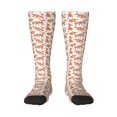 thumbnail image 1 of Haiem Beautiful Fox1 Socks, Funny Novelty Crazy Design Cotton Socks Sports Socks Knee High Socks For Men, Women,1Pairs - Gift For Working Friends, 1 of 8