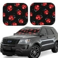 thumbnail image 1 of Haiem Beautiful Red Ladybug Car Windshield Sun Shade (2 Pieces) Foldable Windshield Sun Shade Car Accessories for Truck SUV Pickup-Large, 1 of 7