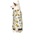 thumbnail image 1 of Haiem Bee and Flowers for Winter Dog Hoodie Sweatshirts with Pockets Warm Dog Clothes for Small Dogs Chihuahua-X-Small, 1 of 7