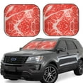 thumbnail image 1 of Haiem Beef Steaks Windshield Sun Shade: Universal Foldable 2-Piece Car Front Window Sunshade - Blocks Uv Rays, And Reduces Heat,Essential Car Accessory Small, 1 of 7
