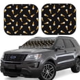 thumbnail image 1 of Haiem Beer Car Windshield Sun Shade (2 Pieces) Foldable Windshield Sun Shade Car Accessories for Truck SUV Pickup-Small, 1 of 7