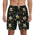 thumbnail image 1 of Haiem Bees Men'S Quick-Dry Swim Trunks: Comfortable Beach Shorts With Mesh Lining And Pockets - Ideal For Swimming And Sunbathing Xx-Large, 1 of 9