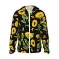 thumbnail image 1 of Haiem Bees and Sunflowers UPF 50+ Fishing Shirts for Men Long Sleeve UV Sun Protection Hoodie Non-Mask Outdoor Hiking Shirts, 1 of 9