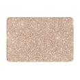 thumbnail image 1 of Haiem Beige Sparkling Glitter Front Door Mat Indoor Outdoor Entrance, Waterproof All-Season, All-Weather Doormat, Durable Flannel Fabric, Fade Resistant, Low Profile, 16x24in, 1 of 9