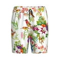 thumbnail image 1 of Haiem Birds And Flowers Men's Pajama Short with Soft Woven Cotton Elastic Waistband Sleep Short-XX-Large, 1 of 9