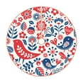 thumbnail image 1 of Haiem Birds Flowers Pattern Christmas Tree Skirt Merry Christmas Party Christmas Tree Decoration,New Year Decorations-48", 1 of 6