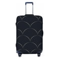 thumbnail image 1 of Haiem Black Fish Scales Luggage Cover,Durable, Washable Suitcase Protector With Anti-Scratch Technology - Keep Your Luggage Looking New Small, 1 of 9
