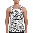 thumbnail image 1 of Haiem Black Footprints Men Workout Tank Top Gym Bodybuilding Sleeveless Muscle T Shirts Athletic Tank Breathable Workout Shirt-XX-Large, 1 of 9