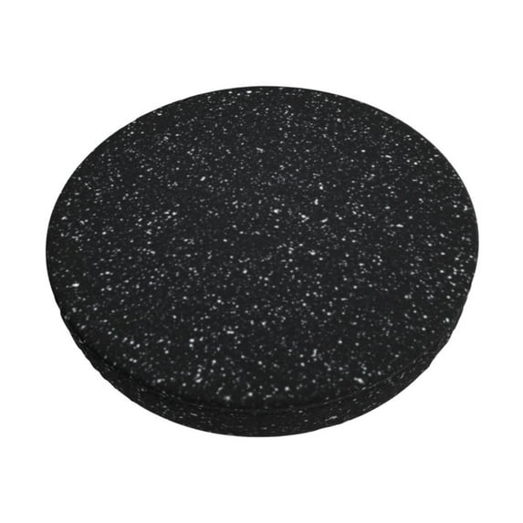 Haiem Black Glitter Cushion Round Bar Chair Seat Cover Bar Chair Cushion Covers Elastic Washable Bar Chair Cover,Protects from Scratches and Stains-13 inch