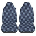 thumbnail image 1 of Haiem Blue Gingham Buffalo Check Printed Car Seat Covers Set of 2, Universal Fit Car Seat Covers,Protective Seat Covers,Comfortable Car Seat Covers, Easy Installation Seat Covers, Vehicle Seat Covers, 1 of 9