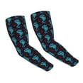 thumbnail image 1 of Haiem Blue Seahorse UV Protection Cooling Arm Sleeves for Men and Women UPF 50 Sun Sleeve, 1 of 8