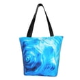 thumbnail image 1 of Haiem Blue Shell Pattern Shoulder Bag - Durable and Spacious Tote Bag,Versatile Shopping Bag, 1 of 9