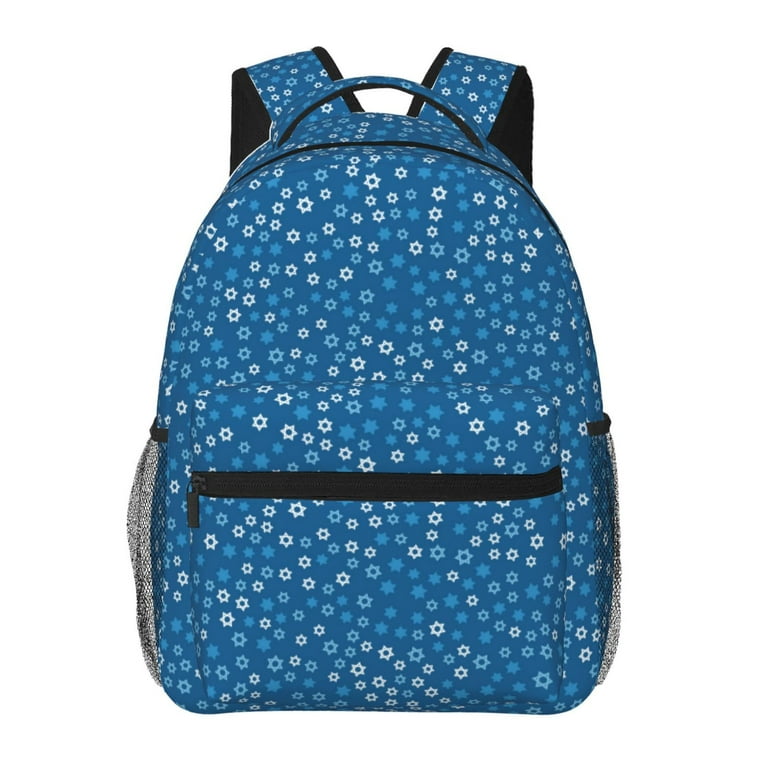Haiem Blue Star Print Printed School Backpack,Casual Travel