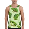 thumbnail image 1 of Haiem Broccoli 3 Men Workout Tank Top Gym Bodybuilding Sleeveless Muscle T Shirts Athletic Tank Breathable Workout Shirt-Medium, 1 of 8