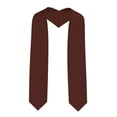 thumbnail image 1 of Haiem Brown Pattern Graduation Stole 2024 | Premium Satin Sash for Graduation Ceremony, 1 of 7