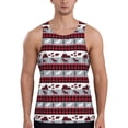 thumbnail image 1 of Haiem Buffalo Plaid Forest Men Workout Tank Top Gym Bodybuilding Sleeveless Muscle T Shirts Athletic Tank Breathable Workout Shirt-4X-Large, 1 of 8