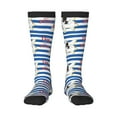 thumbnail image 1 of Haiem Bulldog Friend Socks, Funny Novelty Crazy Design Cotton Socks Sports Socks Knee High Socks For Men, Women,1Pairs - Gift For Working Friends, 1 of 9