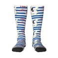 thumbnail image 1 of Haiem Bulldog Friend Socks, Funny Novelty Crazy Design Cotton Socks Sports Socks Knee High Socks For Men, Women,1Pairs - Gift For Working Friends, 1 of 9