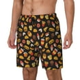thumbnail image 1 of Haiem Burger Fries Mens Swim Trunks with Compression Liner 2 in 1 Swimming Shorts Stretch Swimwear Quick Dry,Board Shorts-X-Large, 1 of 9