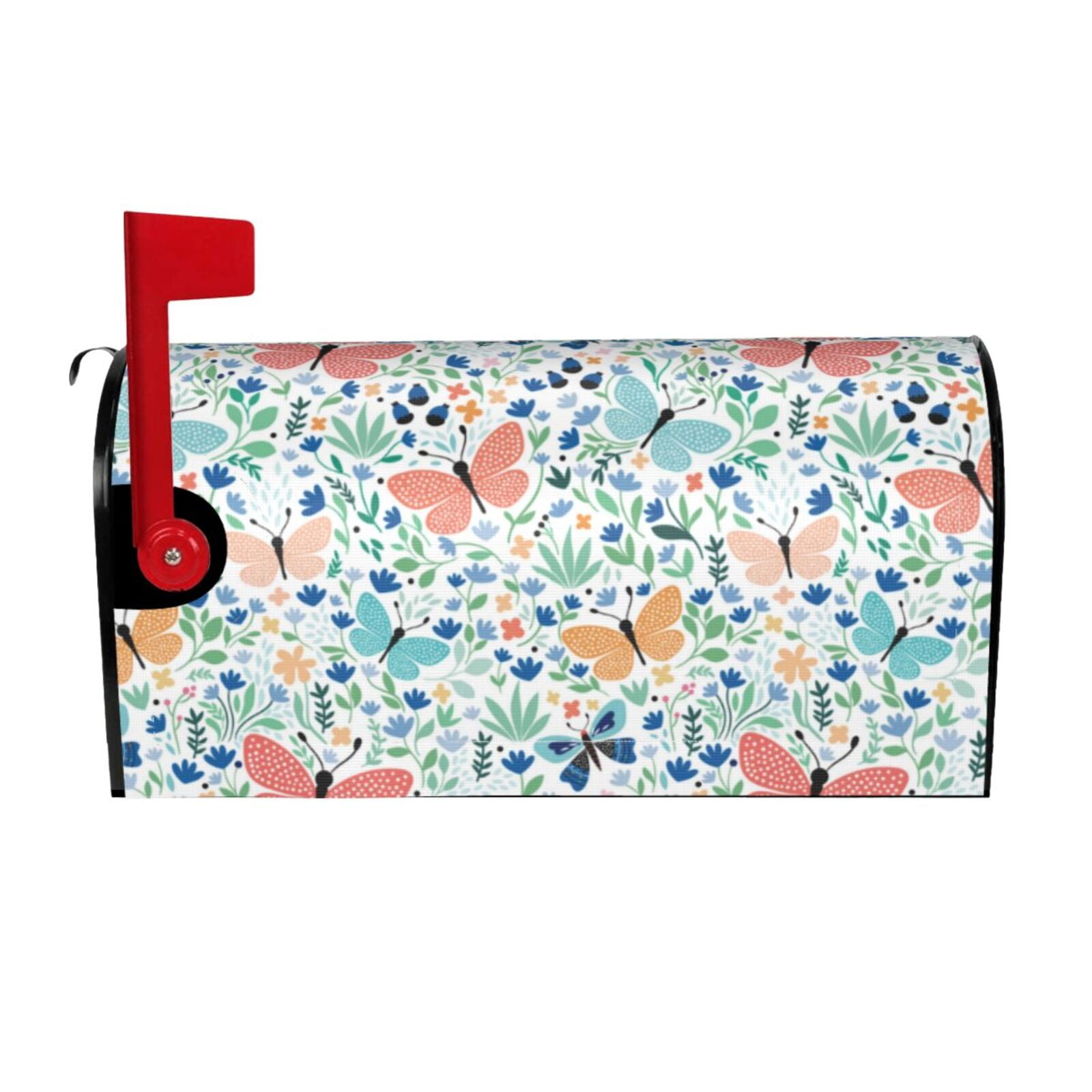 Haiem Butterflies Mailbox Covers ,Mailbox Wraps Post Letter