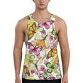 thumbnail image 1 of Haiem Butterflies2 Men Workout Tank Top Gym Bodybuilding Sleeveless Muscle T Shirts Athletic Tank Breathable Workout Shirt-X-Large, 1 of 9