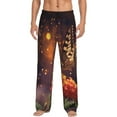 thumbnail image 1 of Haiem Butterfly Sitting on a Flower Men's Pajama Pants Ultra Lightweight Pjs Bottoms Sleepwear Bottom Pants with Pocket Drawstring-Large, 1 of 9