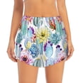 thumbnail image 1 of Haiem Cactus1 Women's 2 in 1 Running Shorts - Lightweight Athletic Workout Gym Yoga Breathable Sports Shorts Liner with Phone Pockets-X-Large, 1 of 9