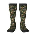 thumbnail image 1 of Haiem Camouflage Skulls Socks, Funny Novelty Crazy Design Cotton Socks Sports Socks Knee High Socks For Men, Women,1Pairs - Gift For Working Friends, 1 of 9