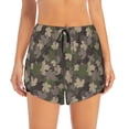 thumbnail image 1 of Haiem Camouflage maple Women's 2 in 1 Running Shorts - Lightweight Athletic Workout Gym Yoga Breathable Sports Shorts Liner with Phone Pockets-XX-Large, 1 of 9