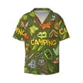 thumbnail image 1 of Haiem Camping 1 Men's Casual Shirts Short Sleeve Button Down Shirts Fashion Textured Summer Beach Shirt-Medium, 1 of 7