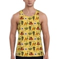 thumbnail image 1 of Haiem Car Tent Trees Men Workout Tank Top Gym Bodybuilding Sleeveless Muscle T Shirts Athletic Tank Breathable Workout Shirt-Large, 1 of 9