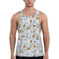 thumbnail image 1 of Haiem Carrot Rabbit Men Workout Tank Top Gym Bodybuilding Sleeveless Muscle T Shirts Athletic Tank Breathable Workout Shirt-Medium, 1 of 9