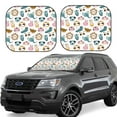 thumbnail image 1 of Haiem Cartoon Animals Car Windshield Sun Shade (2 Pieces) Foldable Windshield Sun Shade Car Accessories for Truck SUV Pickup-Small, 1 of 7