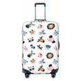 thumbnail image 1 of Haiem Cartoon Animals Luggage Cover Printed Suitcase Covers for Luggage Elastic Washable Suitcase Protector Fits 18-32 Inch Luggage-X-Large, 1 of 9