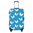 thumbnail image 1 of Haiem Cartoon Chicken Luggage Cover Printed Suitcase Covers for Luggage Elastic Washable Suitcase Protector Fits 18-32 Inch Luggage-Medium, 1 of 9