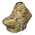 thumbnail image 1 of Haiem Cartoon Fire Truck Baby Nursing Cover & Nursing Poncho - Multi Use Cover for Baby Car Seat Canopy, Stroller Cover, 360°Full Privacy Breastfeeding Coverage, 1 of 1