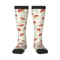thumbnail image 1 of Haiem Cartoon Flat Mushrooms Socks, Funny Novelty Crazy Design Cotton Socks Sports Socks Knee High Socks For Men, Women,1Pairs - Gift For Working Friends, 1 of 9